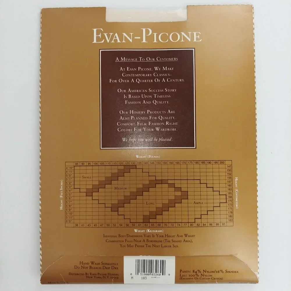 Evan-Picone Lot of 2 Vintage NWT The Silkee Sheer‎ Control Top Pantyhose M